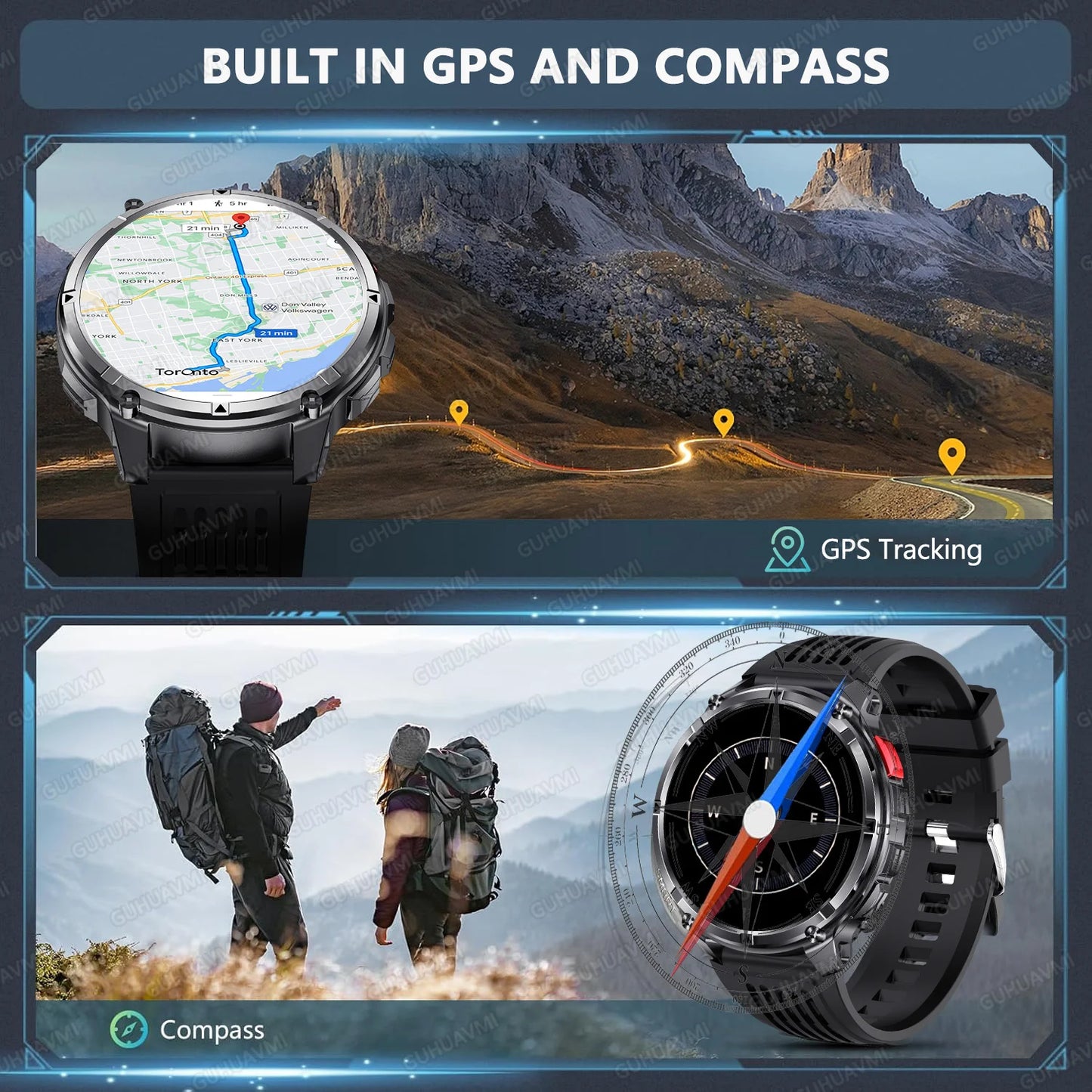 Military Smart Watch Men