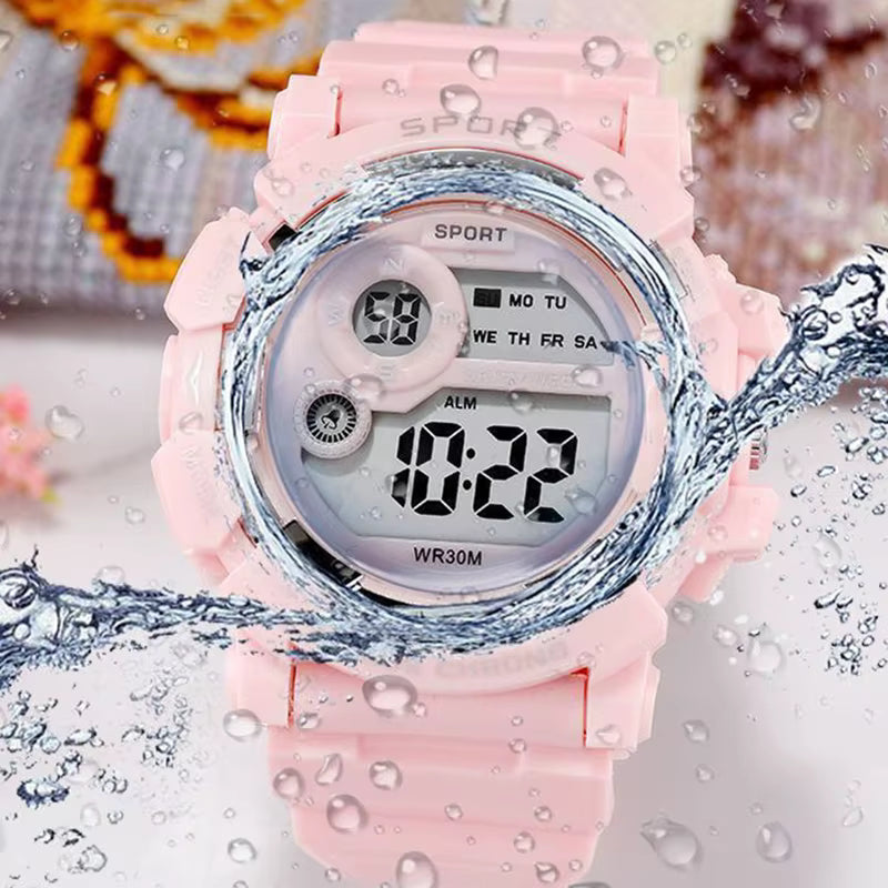 Fashion Kids Watches Luminous Waterproof Sports Digital Watch