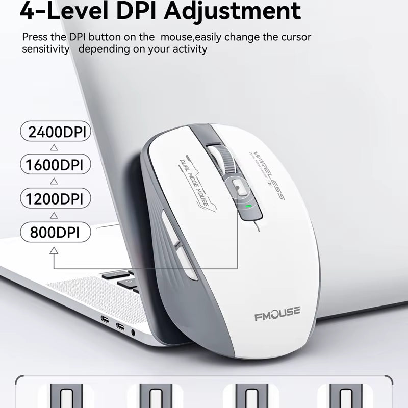Bluetooth Wireless Mouse 2.4G Dual Mode