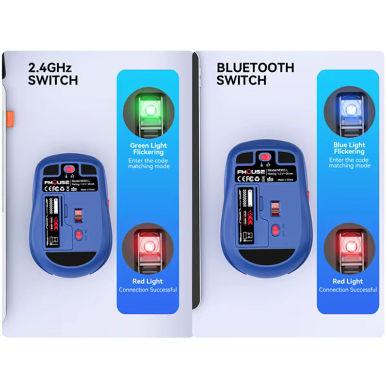 Bluetooth Wireless Mouse 2.4G Dual Mode