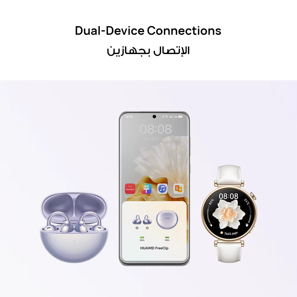 HUAWEI FreeClip Wireless Earphones, Bluetooth Earbuds