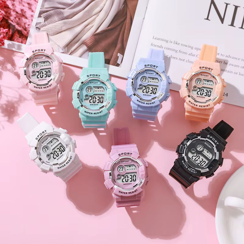 Fashion Kids Watches Luminous Waterproof Sports Digital Watch
