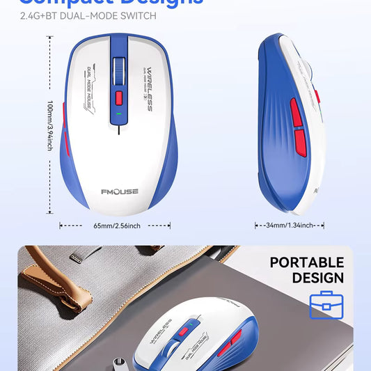 Bluetooth Wireless Mouse 2.4G Dual Mode