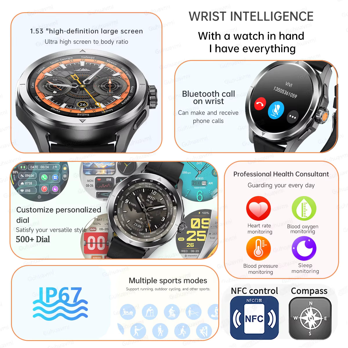 Xiaomi S4 Ultra Outdoor Sports Smart Watch Men