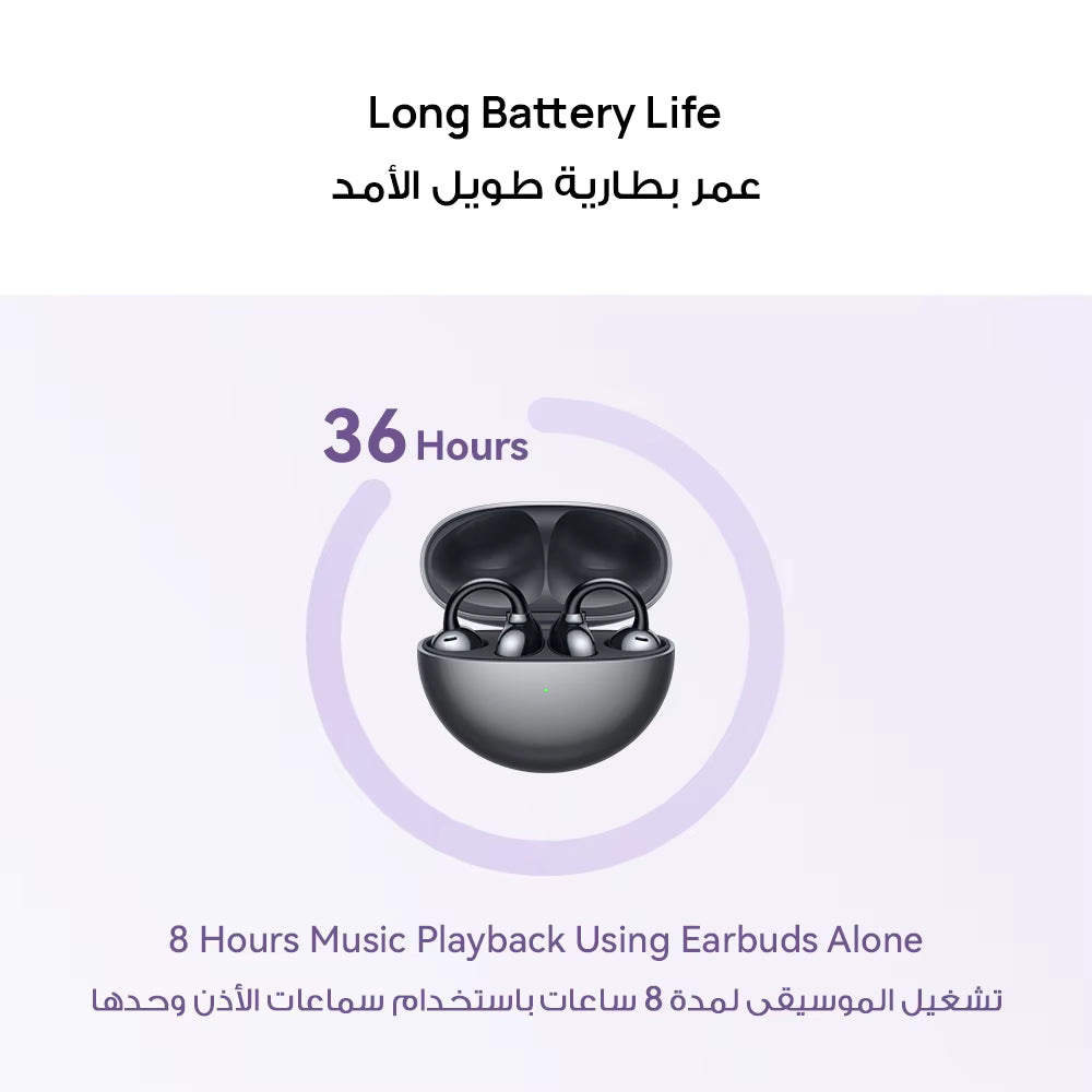 HUAWEI FreeClip Wireless Earphones, Bluetooth Earbuds