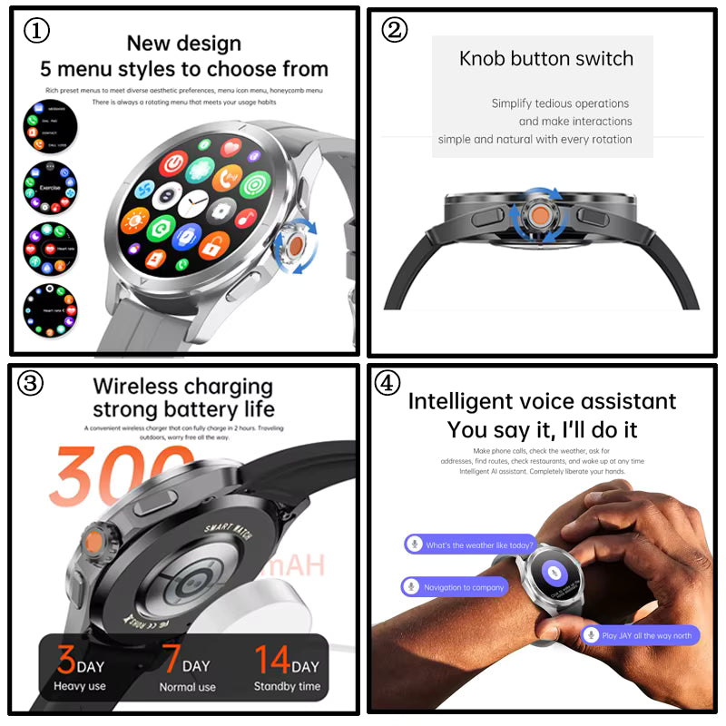 Xiaomi S4 Ultra Outdoor Sports Smart Watch Men