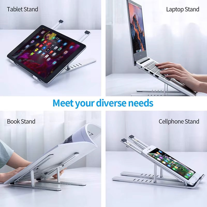 Laptop Holder Stand Adjustable Foldable Portable